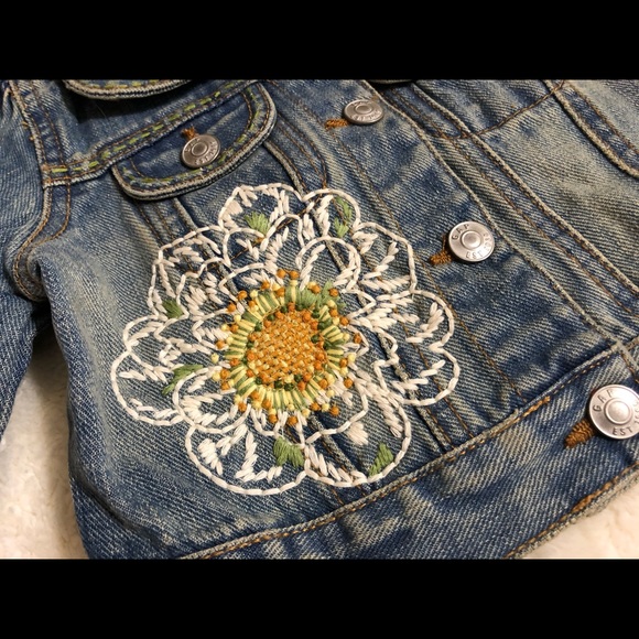 Brand New Baby Gap Denim Jacket with Bracelet - Picture 3 of 8